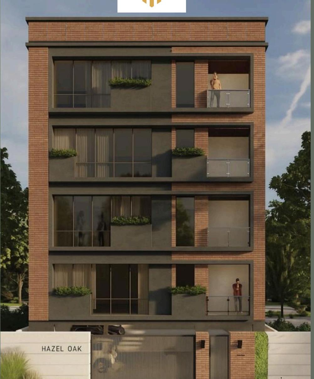 Hazel Oak by Stellar Infra, a brick-clad apartment building in Indiranagar, Bengaluru