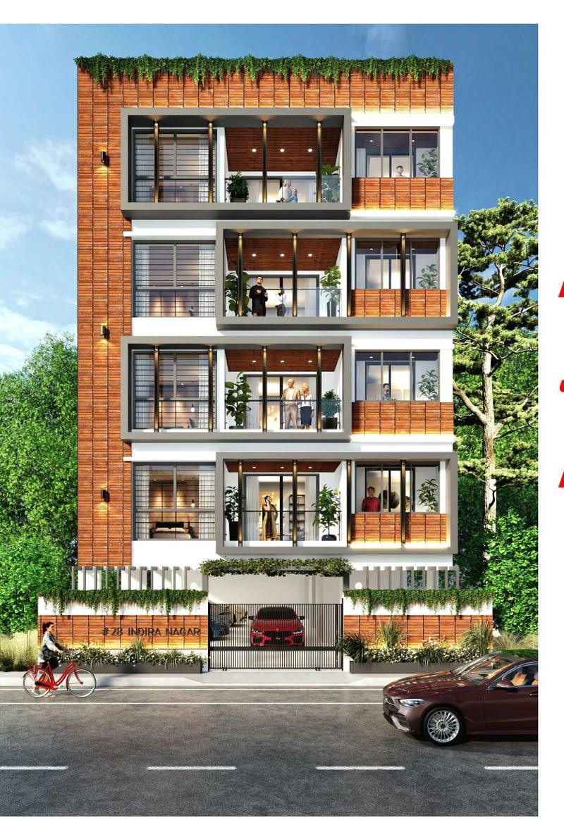 Varaha Adi, a four-storey residential building in Indiranagar, Bengaluru